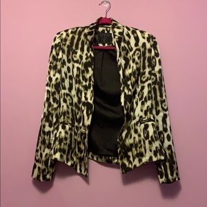 Guess Leopard print blazer